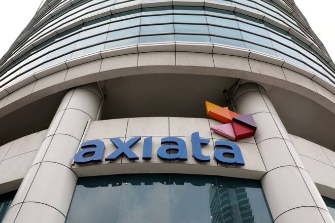 A general view of the Axiata headquarters building in Kuala Lumpur