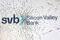Illustration shows SVB (Silicon Valley Bank) logo