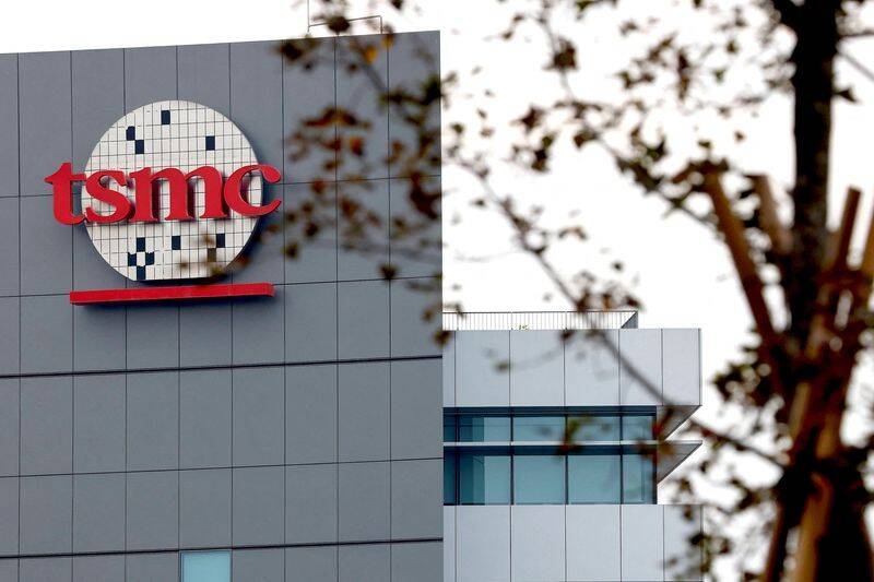 Taiwanese chip giant TSMC holds a ceremony in Tainan