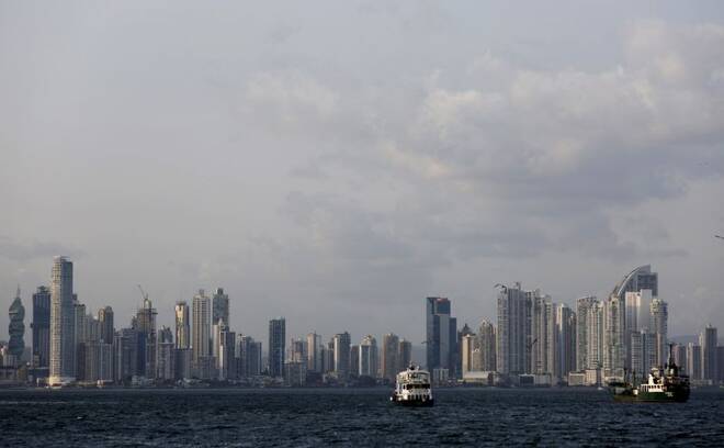 A general view of the skyline of Panama City