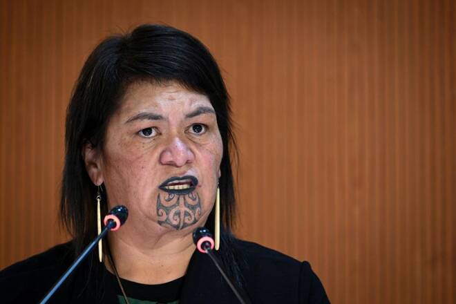 New Zealand Foreign Minister Nanaia Mahuta speaks during a session of the UN Human Rights Council in Geneva