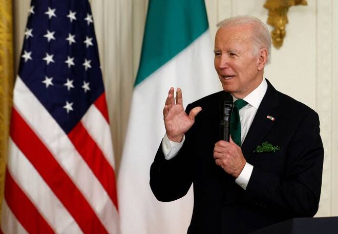 U.S. President Biden hosts H.E. Leo Varadkar, Taoiseach of Ireland, for a Shamrock presentation and reception in Washington