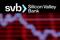 Illustration shows SVB (Silicon Valley Bank) logo