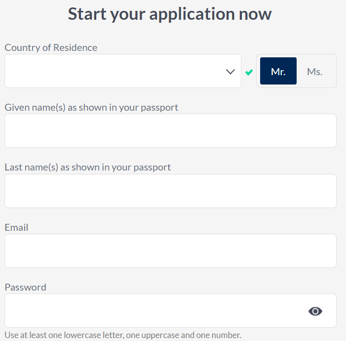 ActivTrades’ registration form