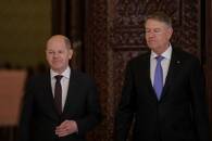 German Chancellor Olaf Scholz travels to Romania