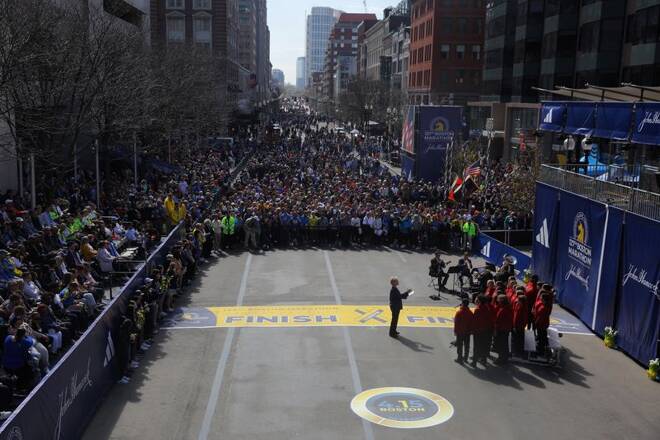 Observations of the ten year anniversary of the 2013 Boston Marathon bombings in Boston