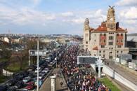 Czech opposition holds anti-government protest in Prague