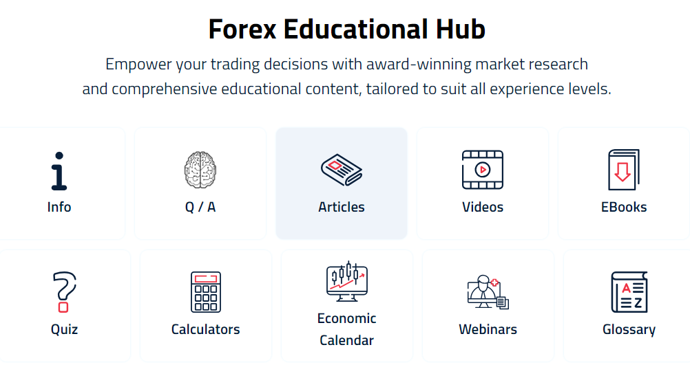 Forex Educational Hub at Orbex