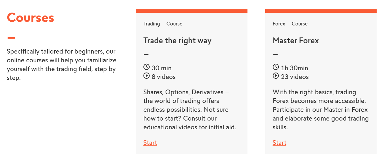 Swissquote’s educational courses