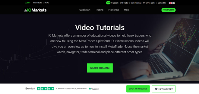 IC Markets Video Tutorials