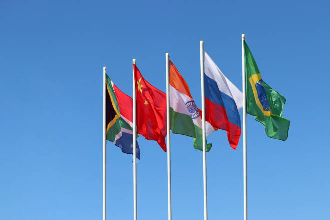 BRICS flags, FX Empire