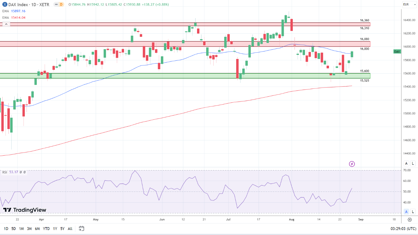 Daily Chart turns bullish.