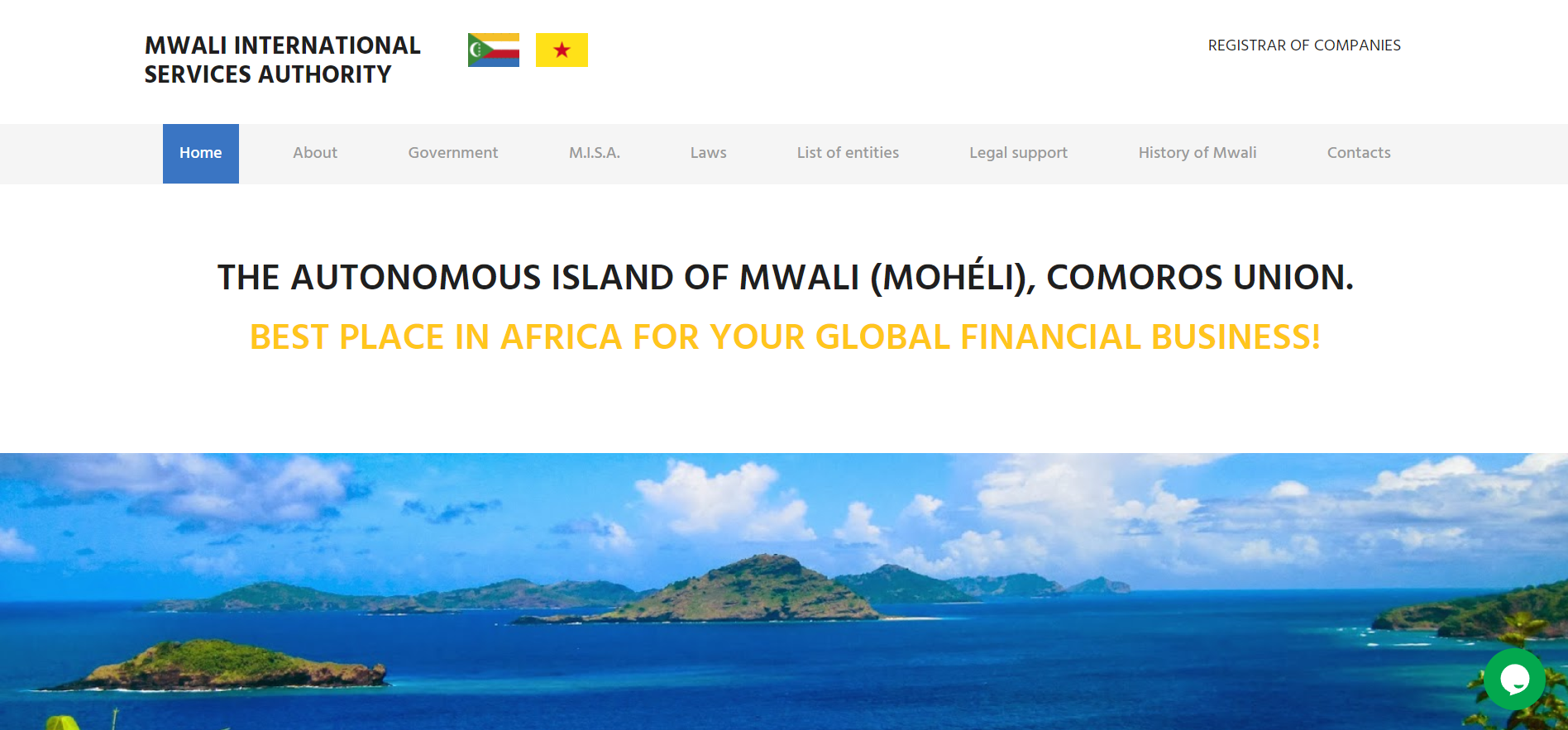 Mwali International Services Authority (MlSA)