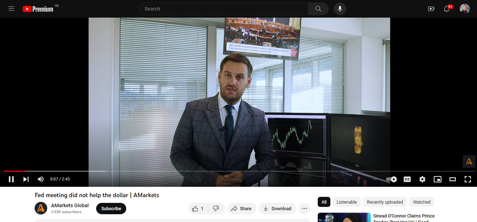 AMarkets Video-Based Analysis on YouTube