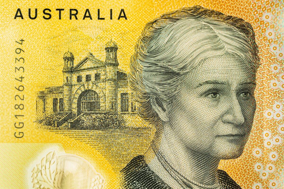Australian dollar bill, FX Empire