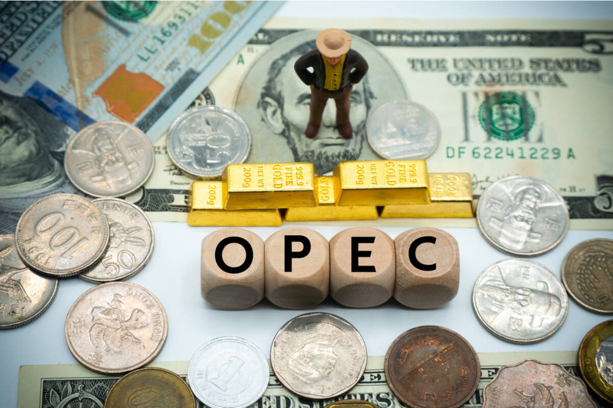 OPEC letters, gold, silver and US Dollars, FX Empire