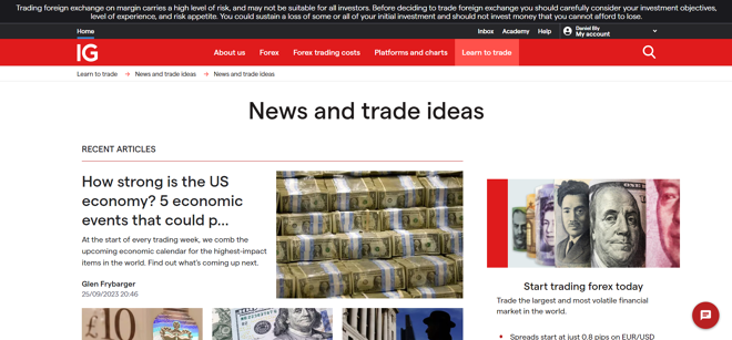 IG US News and Trade Ideas