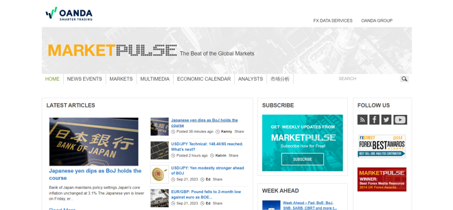 MarketPulse Website