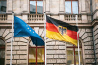 German and European flags, FX Empire
