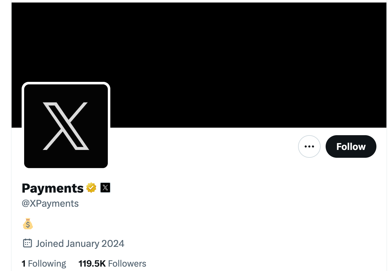 XPayments account | Source: X/Twitter