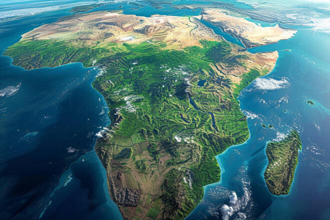 African continent seen from the sky, FX Empire