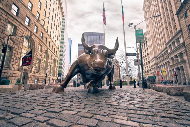 Bull in front of Stock Market, FX Empire