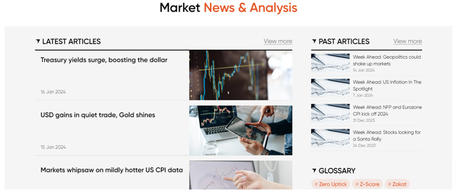 Vantage’s research articles