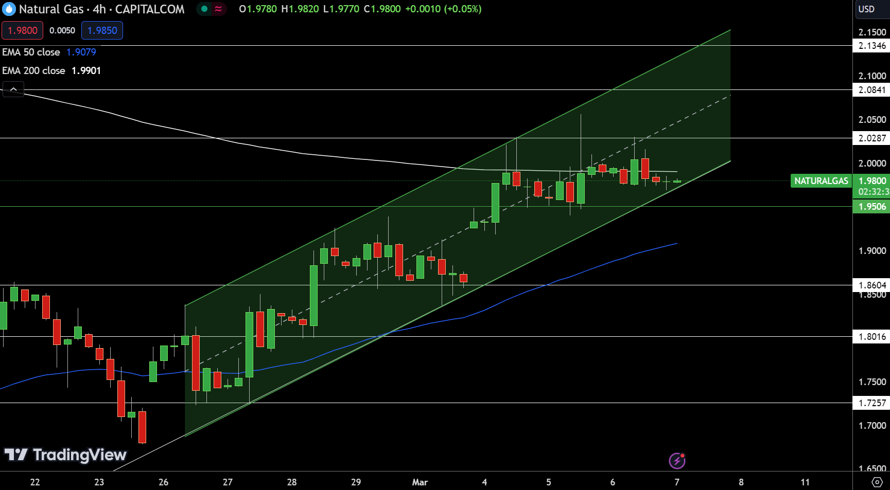 NG Price Chart