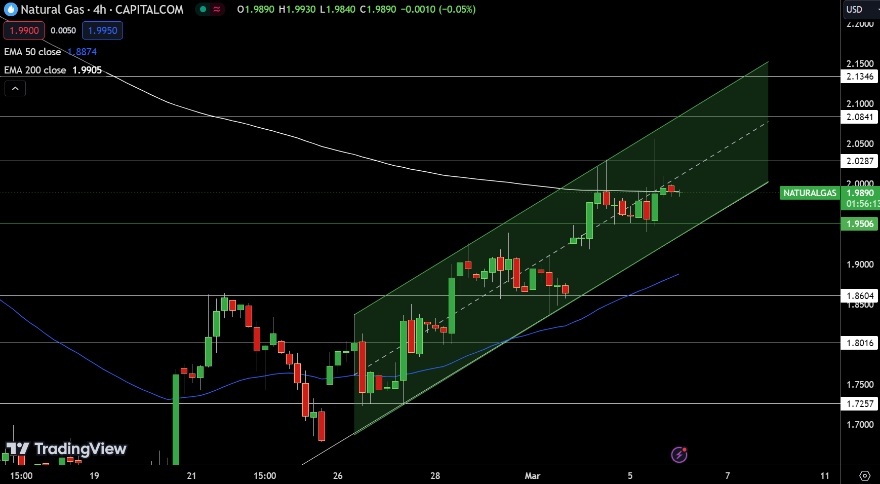 NG Price Chart