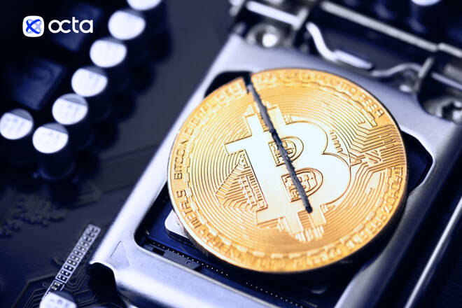 Bitcoin cut in the middle, FX Empire
