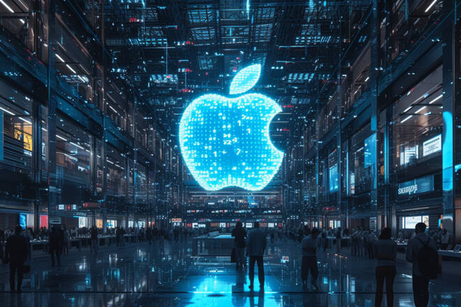 Apple logo, FX Empire