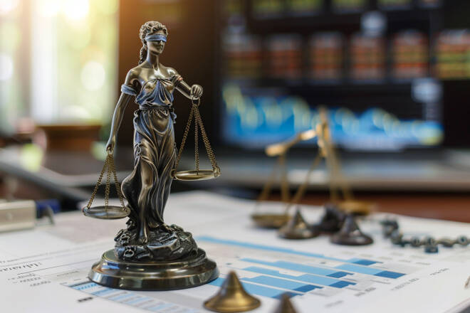 A woman statue symbolizing impartiality and justice, FX Empire