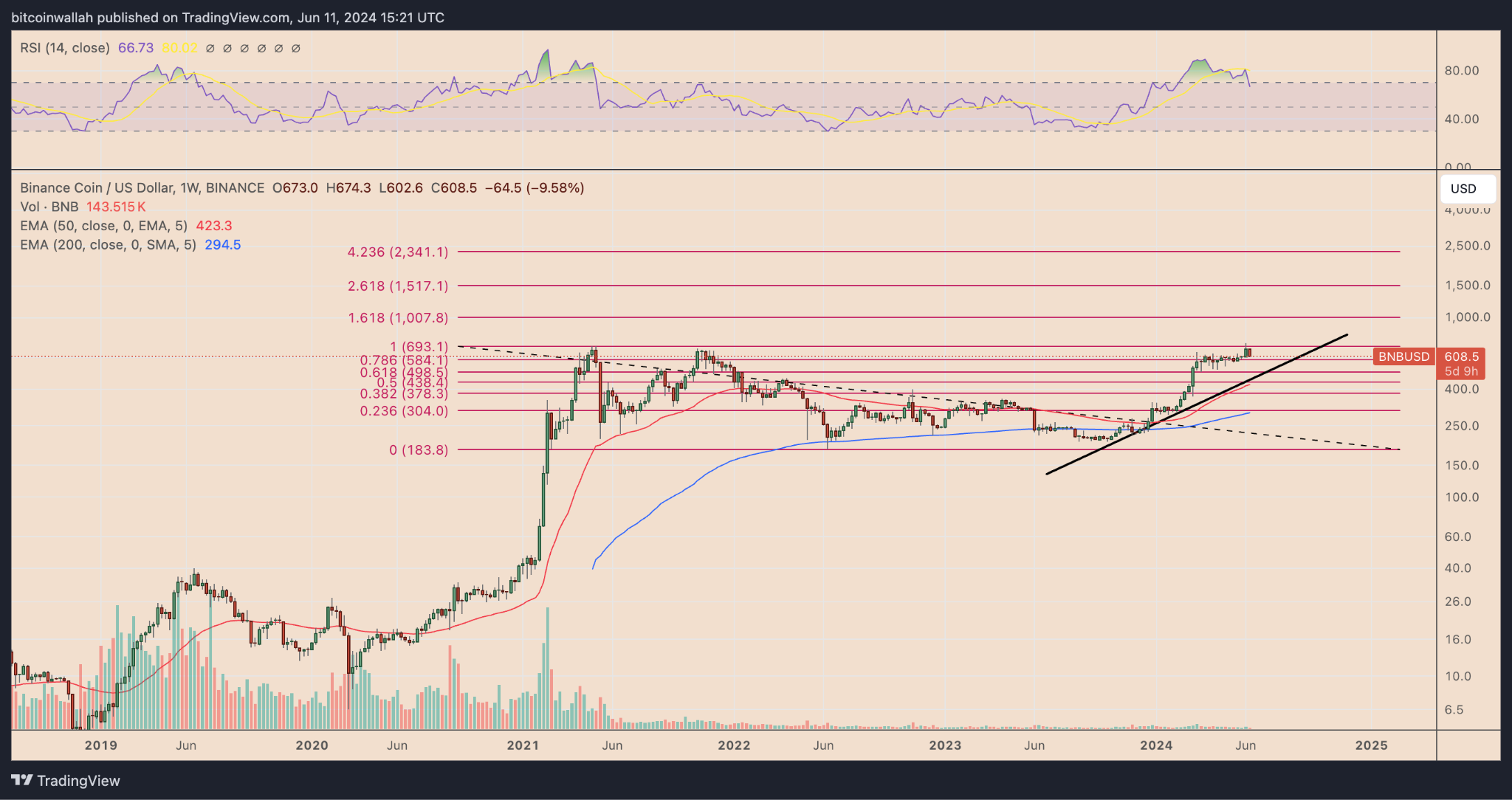 BNB Bulls Beware! Indicator That Preceded 70% Price Crash Returns | Nasdaq