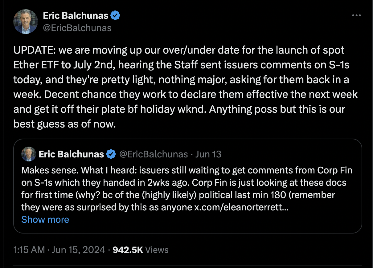 Ethereum Balance Across Crypto Exchanges Drops to Lowest in Eight Years |  Nasdaq