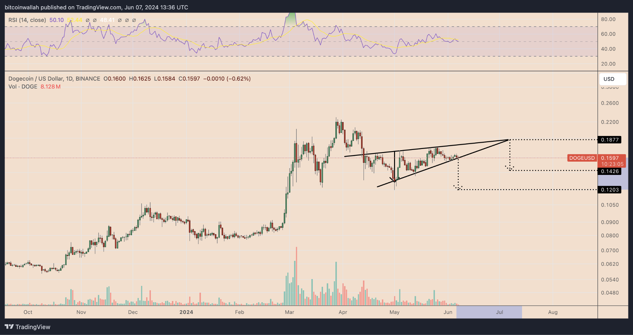 Dogecoin (DOGE) Risks 25% Price Crash as NFT Data Dashes Rate Cut Hopes |  Nasdaq