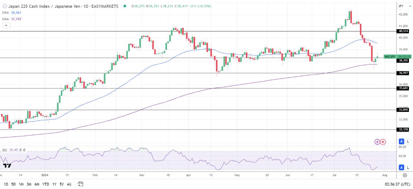 Nikkei rallies on tech stock gains.