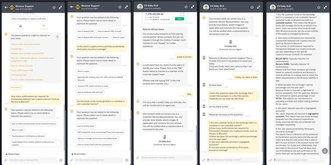 Binance Customer Support via Live Chat