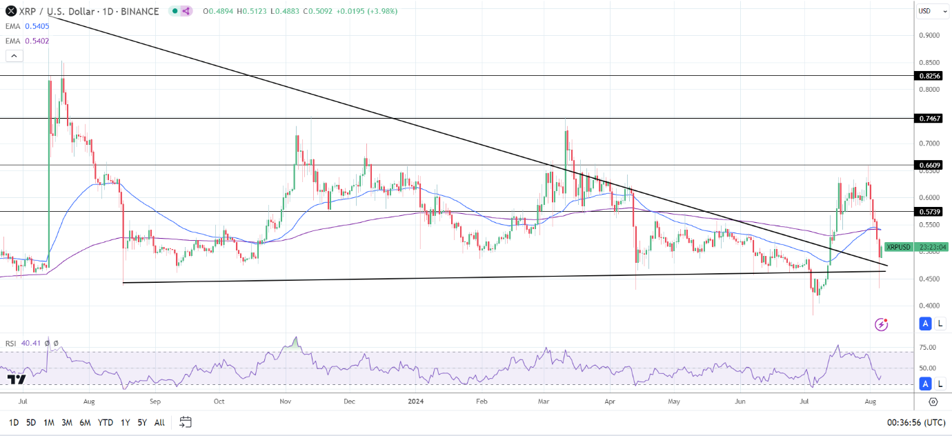 Daily Chart affirms bearish price signals.