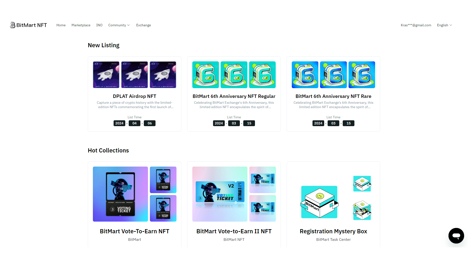 BitMart NFT Marketplace