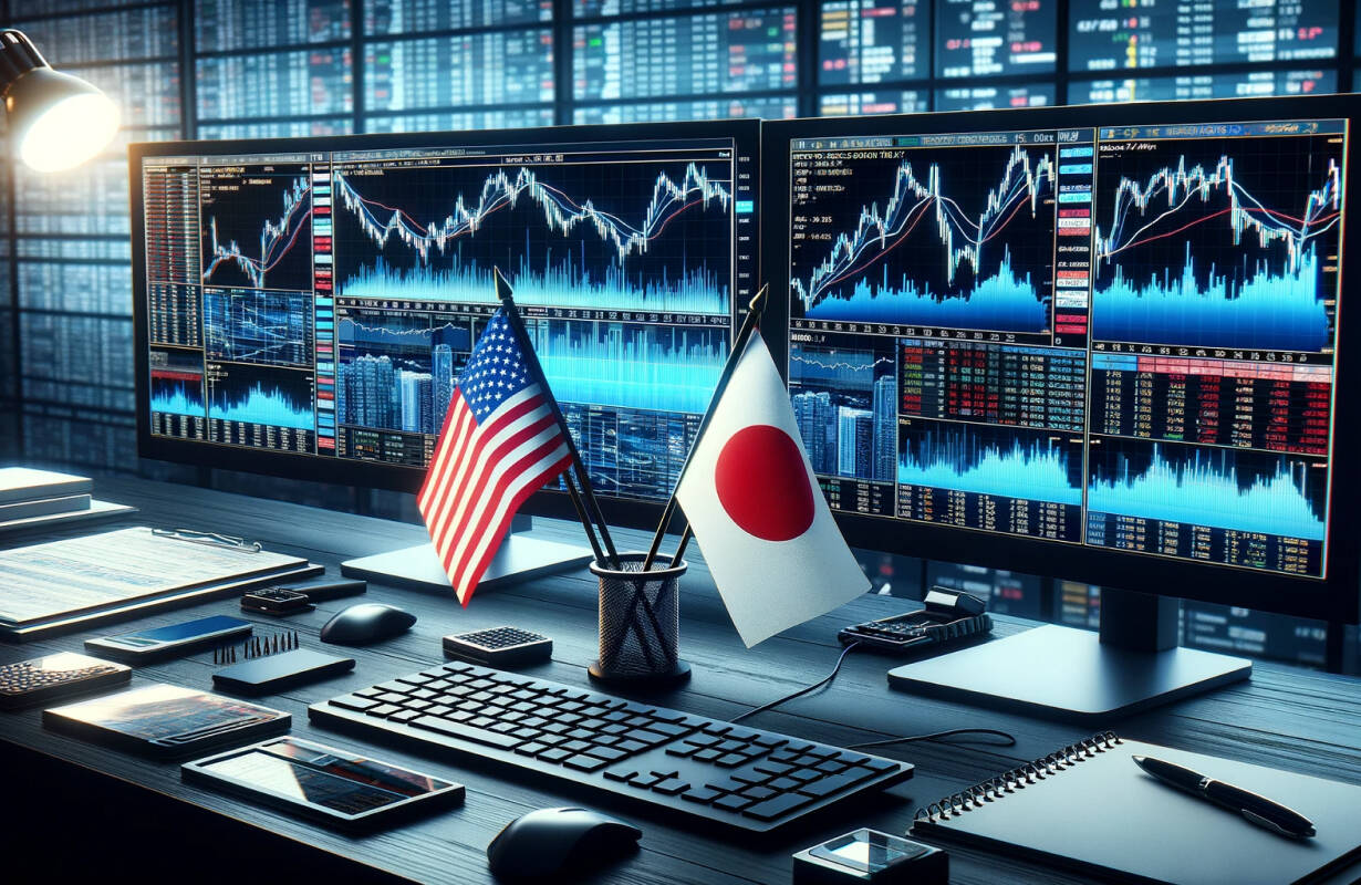 USD/JPY, EUR/USD, AUD/USD, NZD/USD