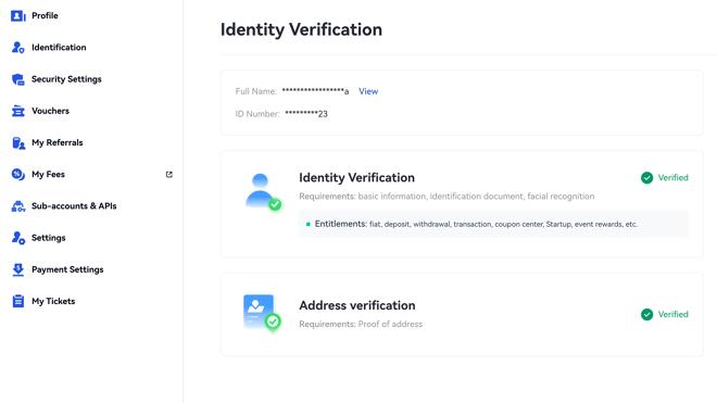 Gate.io KYC process