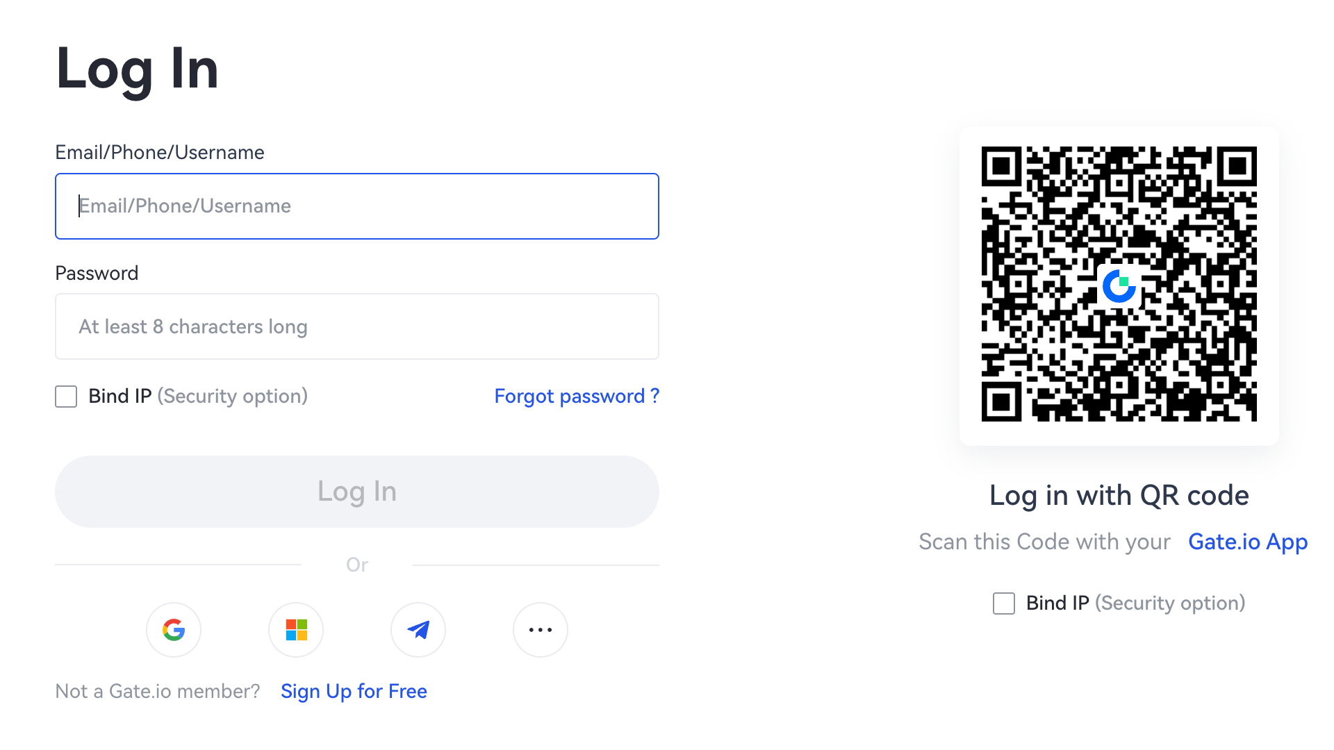 Iniciando sesión con correo/teléfono y contraseña