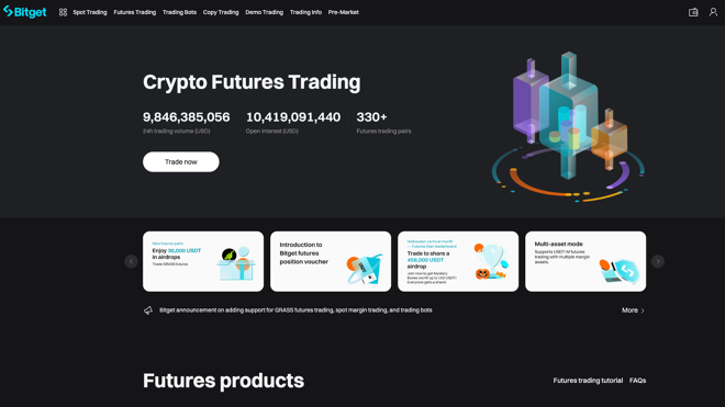 Bitget Futures Homepage