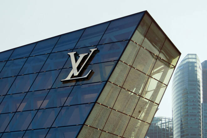 LVMH logo on one of their buildings, FX Empire