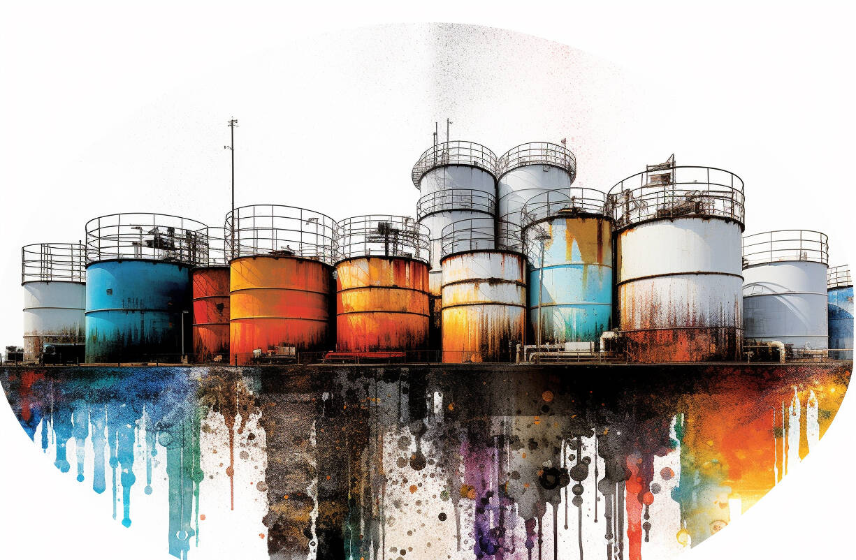 Crude oil tanks, FX Empire