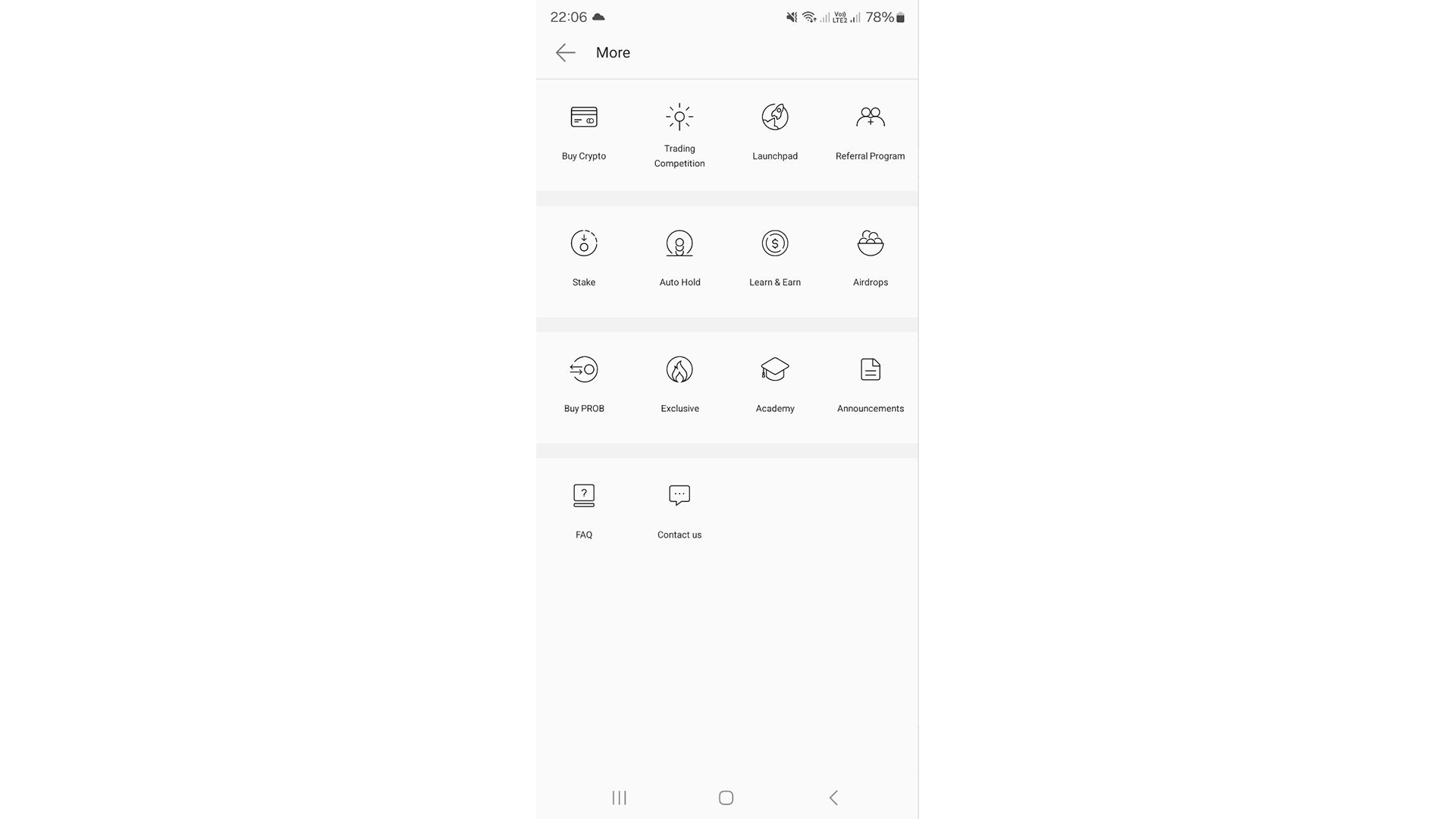 Tutte le funzioni e gli strumenti di ProBit Global Mobile