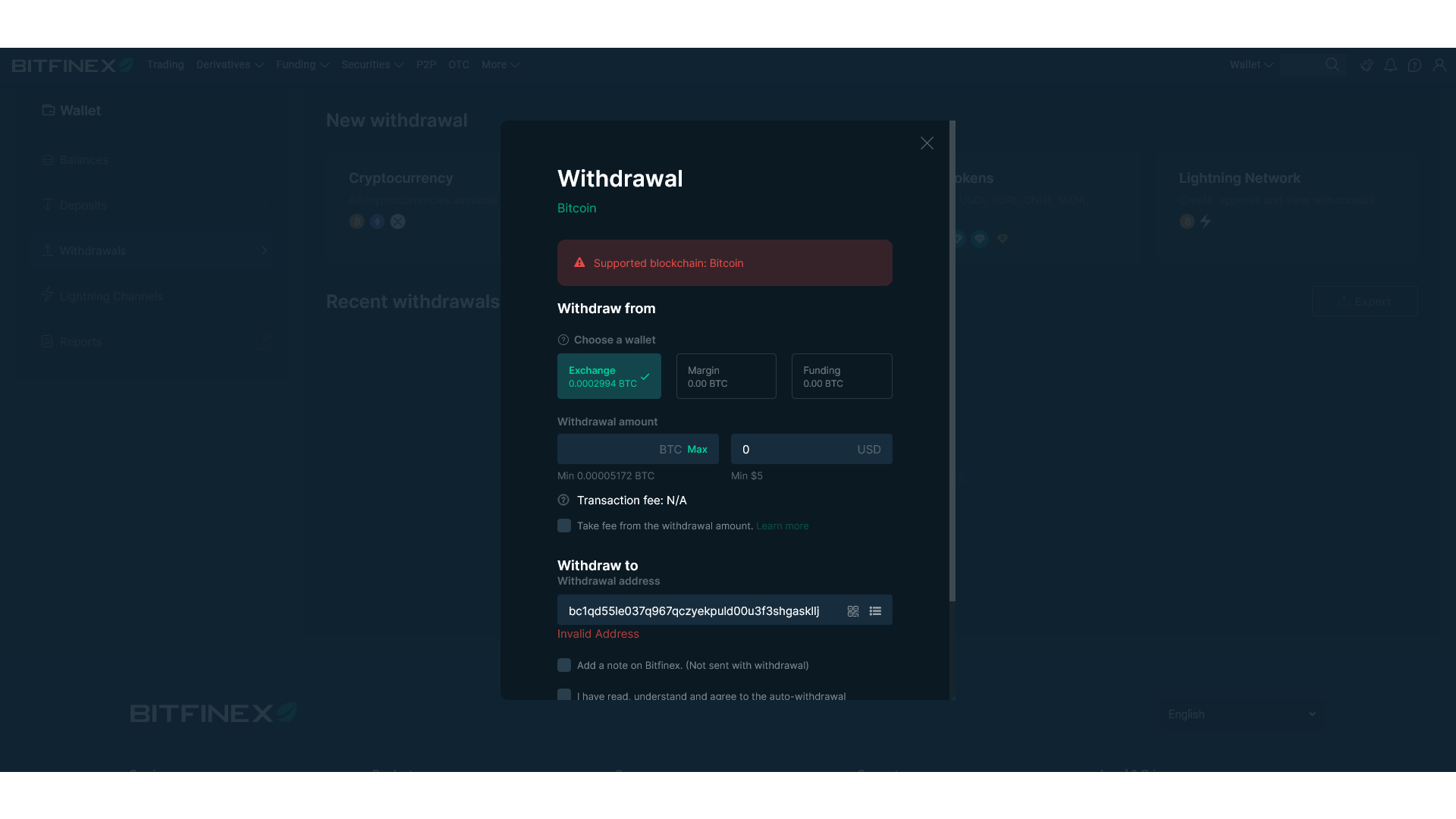 Bitfinex offre misure robuste per la protezione del wallet