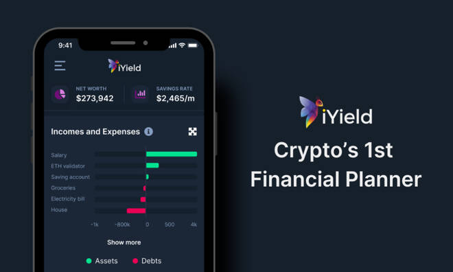 iYield Launches Crypto’s 1st Financial Planning Tool