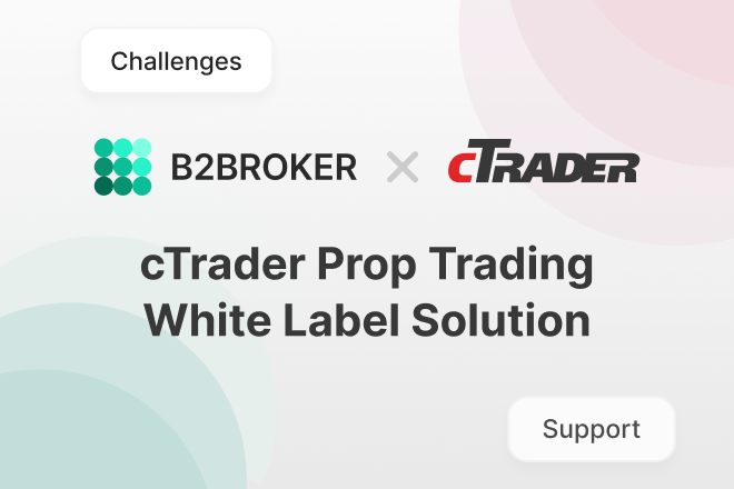 A New Era for Prop Trading: B2BROKER Releases cTrader White Label Proprietary Trading Solution