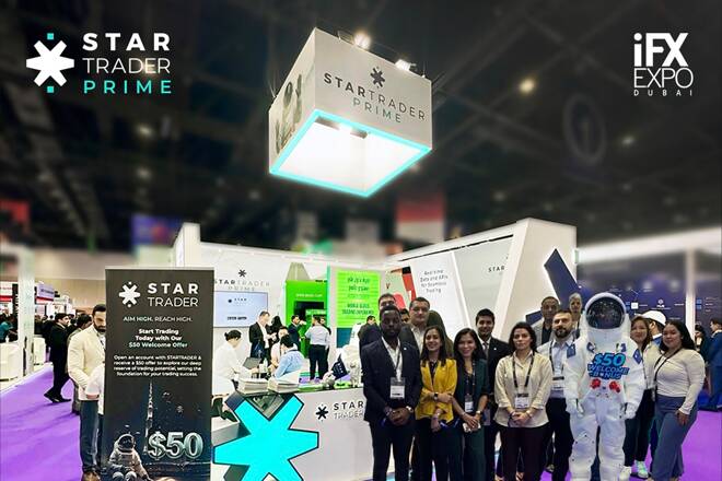 STARTRADER PRIME team at iFX Expo Dubai 2025. FX Empire